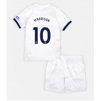 Koszulka piłkarska Tottenham Hotspur James Maddison #10 Strój Domowy dla dzieci 2023-24 tanio Krótki Rękaw (+ Krótkie spodenki)